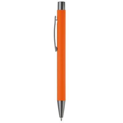 Długopis New York soft touch kolor pomarańczowy (LT87767-N0026)
