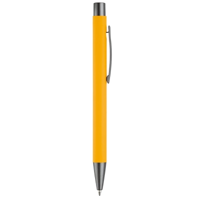Długopis New York soft touch kolor żółty (LT87767-N0041)
