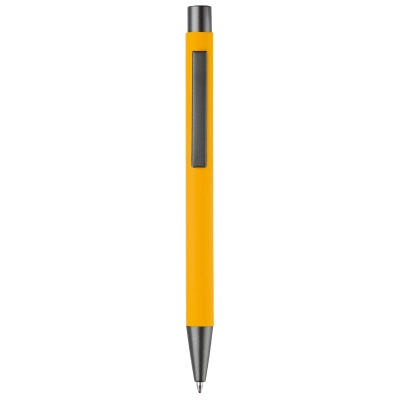 Długopis New York soft touch kolor żółty (LT87767-N0041)