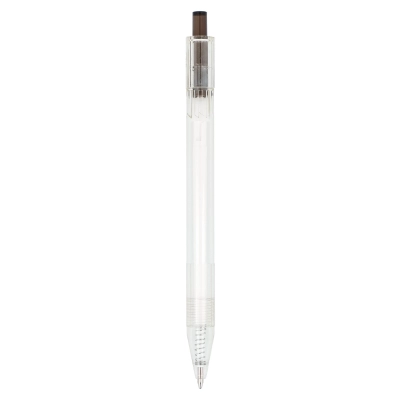 Długopis R-PET kolor transparentny / czarny (LT80562-N0402)