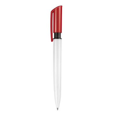 Długopis S40 Colour nieprzezroczysty kolor biały / czerwony (LT87545-N0121)