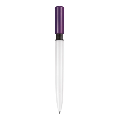 Długopis S40 Colour nieprzezroczysty kolor biały / liliowy (LT87545-N0171)