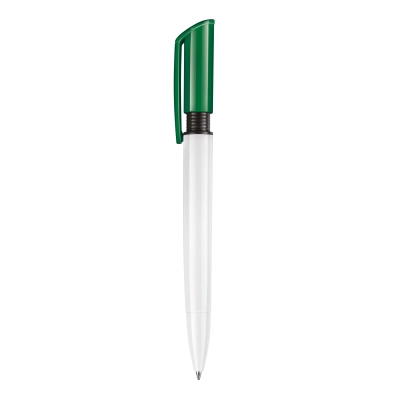 Długopis S40 Colour nieprzezroczysty kolor biały / zielony (LT87545-N0131)