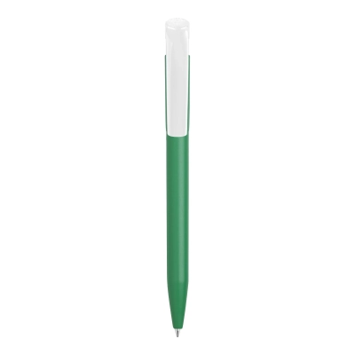 Długopis S45 Bio nieprzezroczysty kolor zielony / biały (LT87555-N3101)