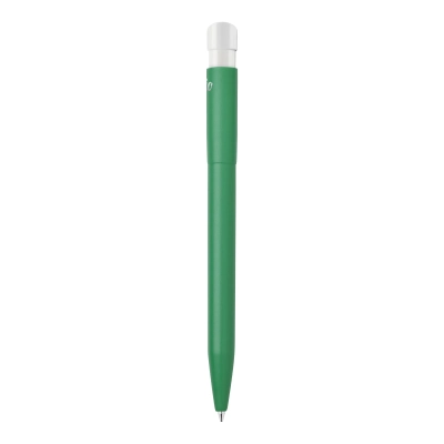 Długopis S45 Bio nieprzezroczysty kolor zielony / biały (LT87555-N3101)