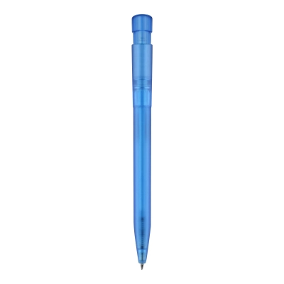 Długopis S45 R-PET przejrzysty kolor transparentny / niebieski (LT87561-N0411)