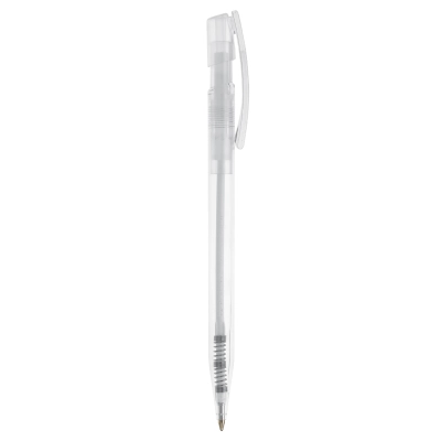 Długopis transparentny Nash kolor transparentny / biały (LT80816-N0401)