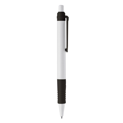 Długopis Vegetal Pen jednolity kolor biały / czarny (LT87541-N0102)
