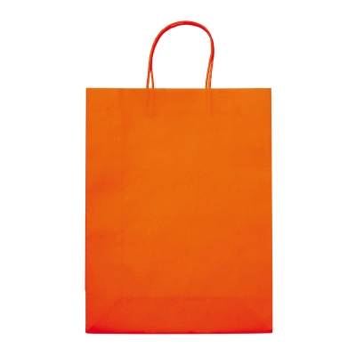 Duża Papierowa Torba Eco 120g/m² kolor pomarańczowy (LT91718-N0026)