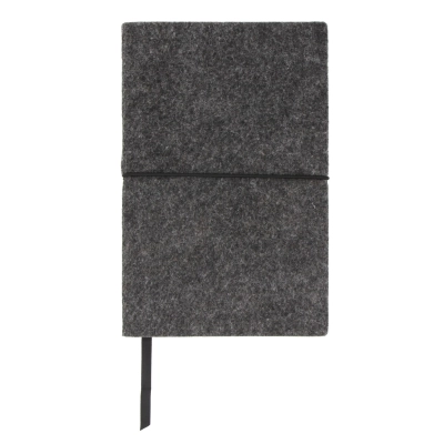 Filcowy notatnik A5 kolor ciemnoszary (LT92068-N0060)