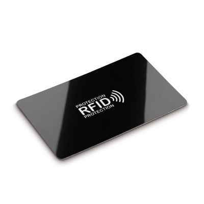 Karta blokująca RFID kolor czarny / biały (LT93204-N0201)