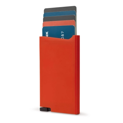 Karta blokująca RFID wykonana z ABS kolor czerwony (LT92191-N0021)