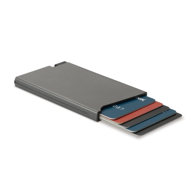 Karta blokująca RFID wykonana z ABS kolor stalowoszary (LT92191-N0035)