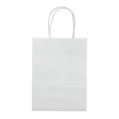Mała Torba Papierowa Eco 120g/m² kolor biały (LT91716-N0001)