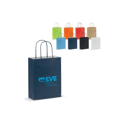 Mała Torba Papierowa Eco 120g/m² kolor czerwony (LT91716-N0021)