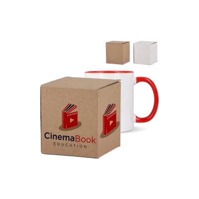 Personalizowane pudełko na kubki kolor brązowy (LT83209-N0051)