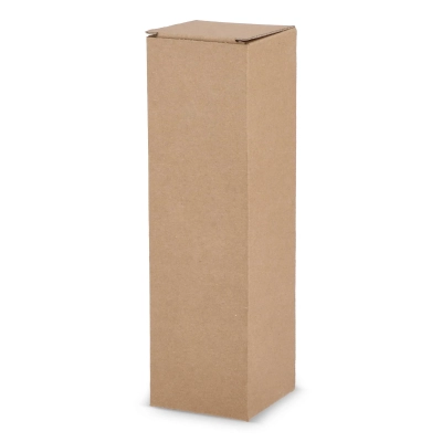 Personalizowane pudełko na średnie butelki kolor brązowy (LT83208-N0051)