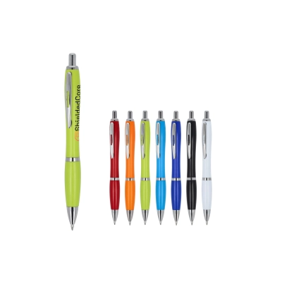 Pióro kulkowe Hawaii kolor twardy R-ABS kolor czerwony (LT87821-N0021)
