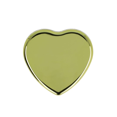 Płaska metaliczna pomadka do ust w kształcie serca kolor złoty (LT90486-N0006)