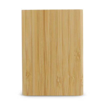 Powerbank Bamboo 5000 mAh kolor naturalny (LT95513-N0094)