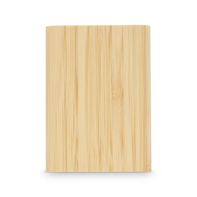 Powerbank Bamboo 5000 mAh kolor naturalny (LT95513-N0094)