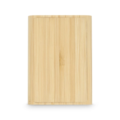 Powerbank Bamboo 5000 mAh kolor naturalny (LT95513-N0094)