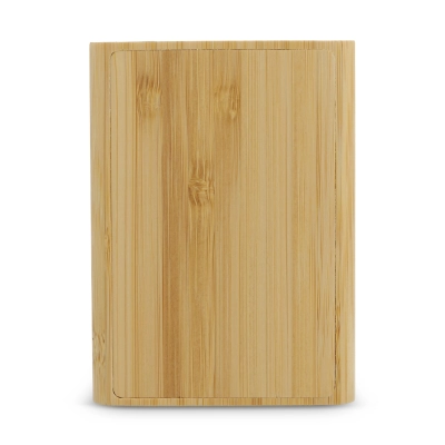Powerbank Bamboo 5000 mAh kolor naturalny (LT95513-N0094)