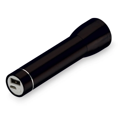 Powerbank latarka 2200mAh kolor czarny (LT91020-N0002)