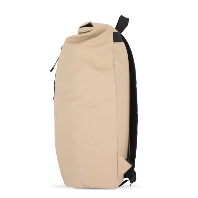 Powlekany PU plecak R-PET 600D o pojemności 20 l kolor ecru (LT95357-N0054)