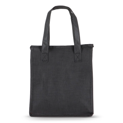 R-PET Torba chłodząca z włókniny 23 x 15 x 27,5 cm 75g/m² kolor czarny (LT95392-N0002)