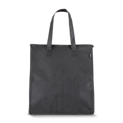 R-PET Torba chłodząca z włókniny 33 x 25,5 x 37 cm 75 g/m² kolor czarny (LT95391-N0002)