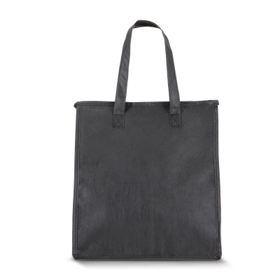 R-PET Torba chłodząca z włókniny 33 x 25,5 x 37 cm 75 g/m² kolor czarny (LT95391-N0002)