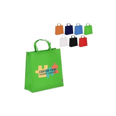 R-PET Torba transportowa z włókniny 45 x 18 x 45 cm 75 g/m² kolor jasnozielony (LT91329-N0032)