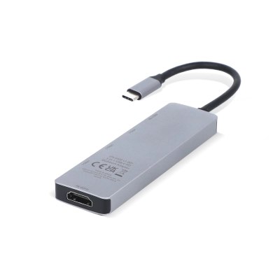 Sitecom CN-5502 5 in 1 USB-C Power Delivery Multiport Adapter kolor szary (LT40603-N0061)