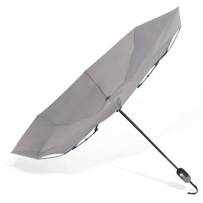 Składana parasolka Deluxe 22'' otwierana i zamykana automatycznie kolor szary (LT97105-N0061)