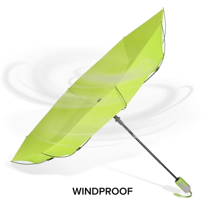 'Składana parasolka otwierana automatycznie 22'''' kolor jasnozielony (LT97102-N0032)'