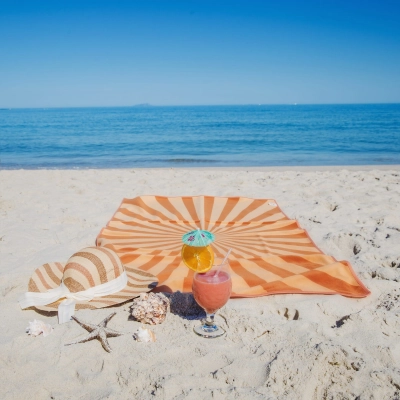 Szybkoschnący ręcznik plażowy R-PET 100×180 cm, sublimacja