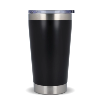 T-ceramic Kubek termiczny z pokrywką Cango 500ml kolor czarny (LT98724-N0002)