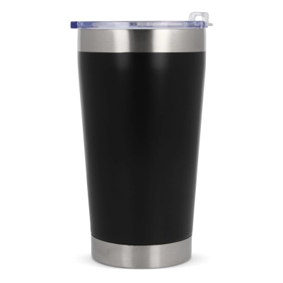 T-ceramic Kubek termiczny z pokrywką Cango 500ml kolor czarny (LT98724-N0002)