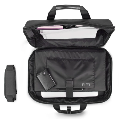 Torba na laptopa 15,6 cali R-PET kolor czarny (LT95213-N0002)