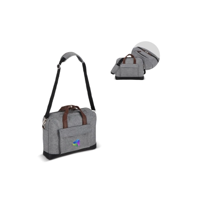 Torba na laptopa/aktówka  Brixton kolor szary / czarny (LT91297-N6102)