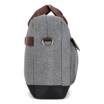 Torba na laptopa/aktówka  Brixton kolor szary / czarny (LT91297-N6102)