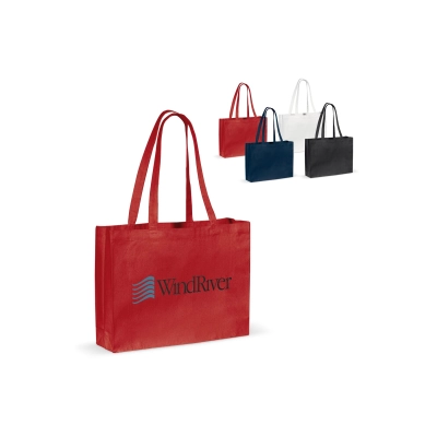 Torba na ramię płótno OEKO-TEX® 270g/m² 45x10x33cm kolor biały (LT95162-N0001)