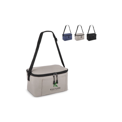 Torba termoizolacyjna R-PET 600D na 6 puszek 25 x 14,5 x 15,5 cm 5 l kolor ciemnoniebieski (LT95388-N0010)