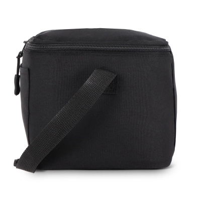 Torba termoizolacyjna R-PET 600D na 6 puszek 25 x 14,5 x 15,5 cm 5 l kolor czarny (LT95388-N0002)