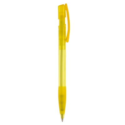Transparentny długopis Nash kolor transparentny / żółty (LT80802-N0441)