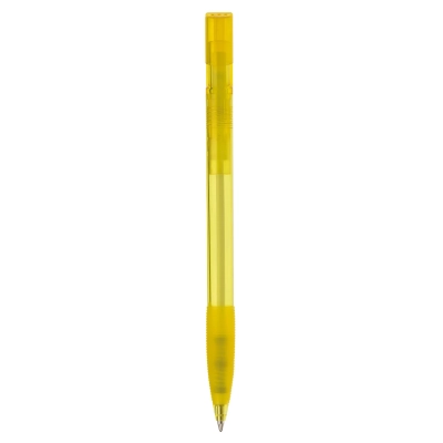 Transparentny długopis Nash kolor transparentny / żółty (LT80802-N0441)