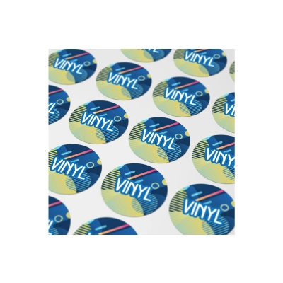 Vinyl Sticker Okrągły Ø 13 mm kolor srebrny (LT99132-N0005)