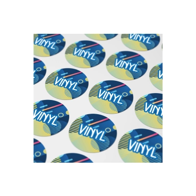 Vinyl Sticker Okrągły Ø 15 mm kolor złoty (LT99133-N0006)