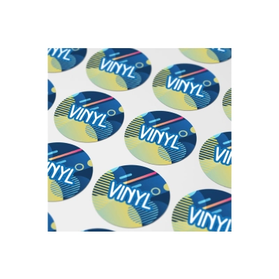 Vinyl Sticker Okrągły Ø 25 mm kolor złoty (LT99136-N0006)